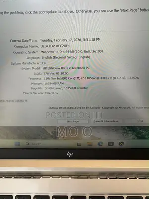 Laptop HP EliteBook 840 G8 16GB Intel Core i7 SSD 512GB
