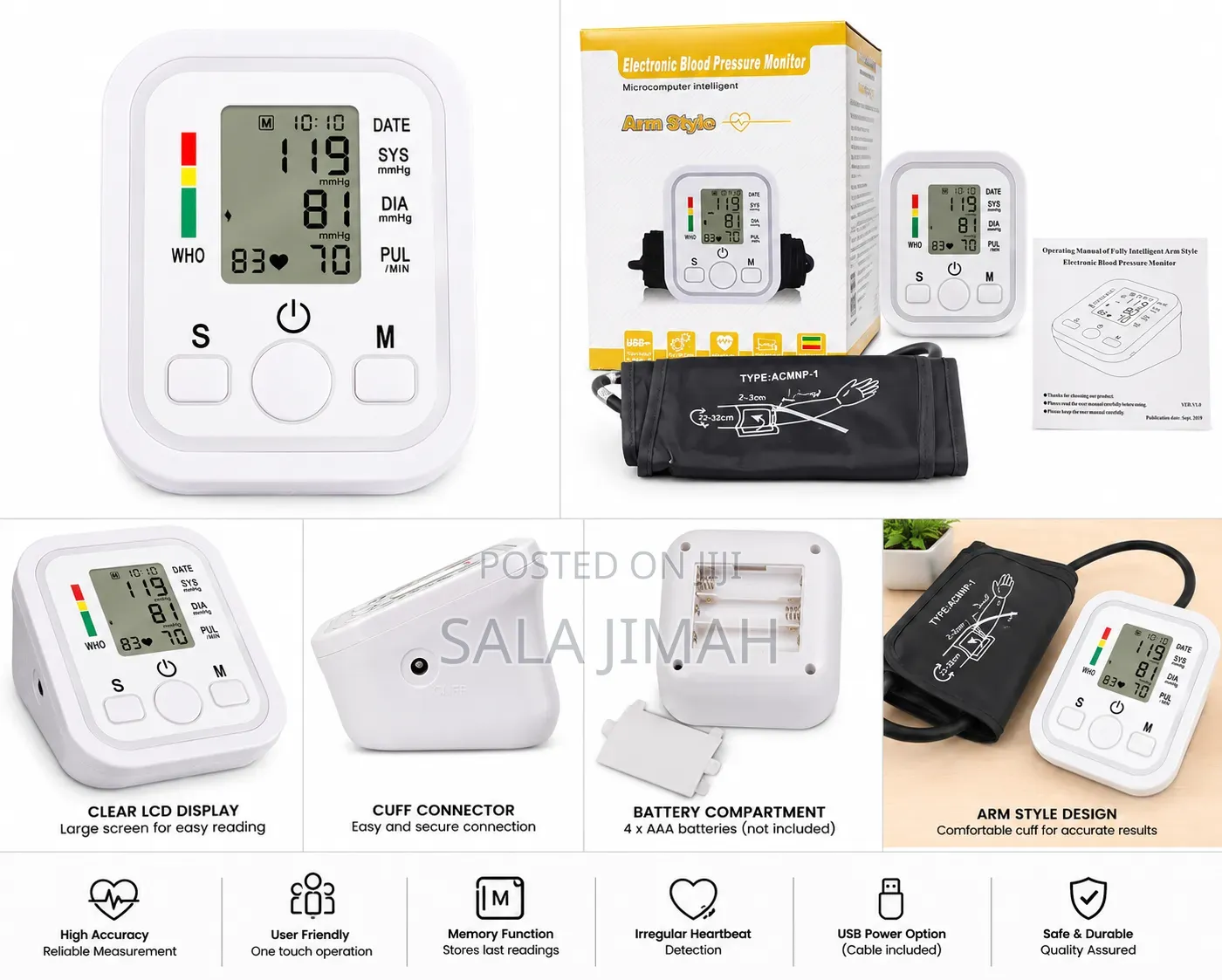 Electronic Blood Pressure Monitor