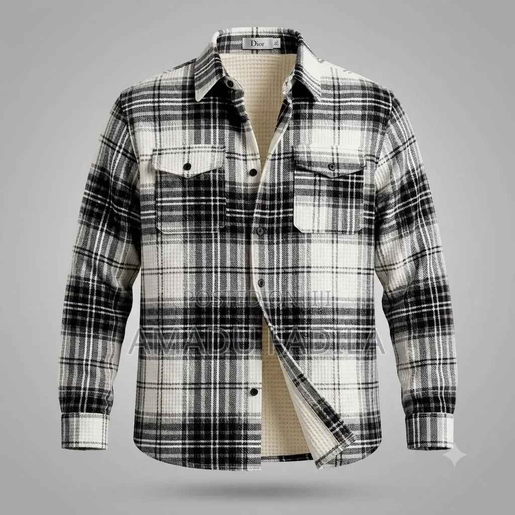 ZARA Heavy Check Long Sleeve Shirt
