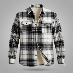 ZARA Heavy Check Long Sleeve Shirt