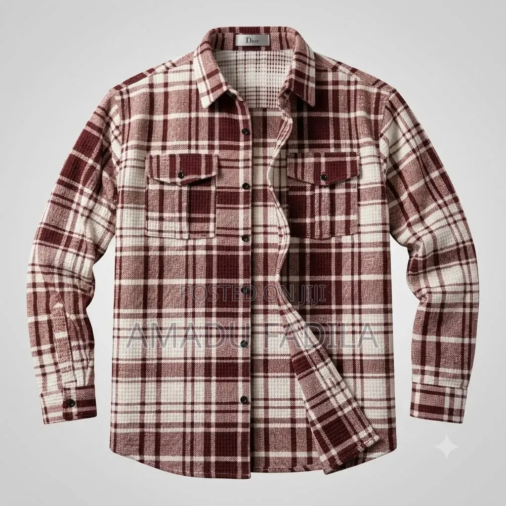 ZARA Heavy Check Long Sleeve Shirt