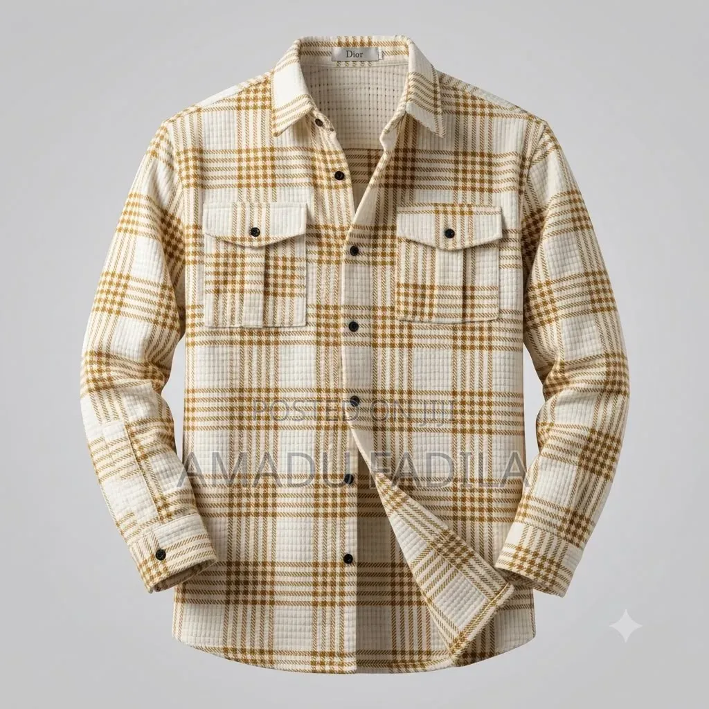 ZARA Heavy Check Long Sleeve Shirt