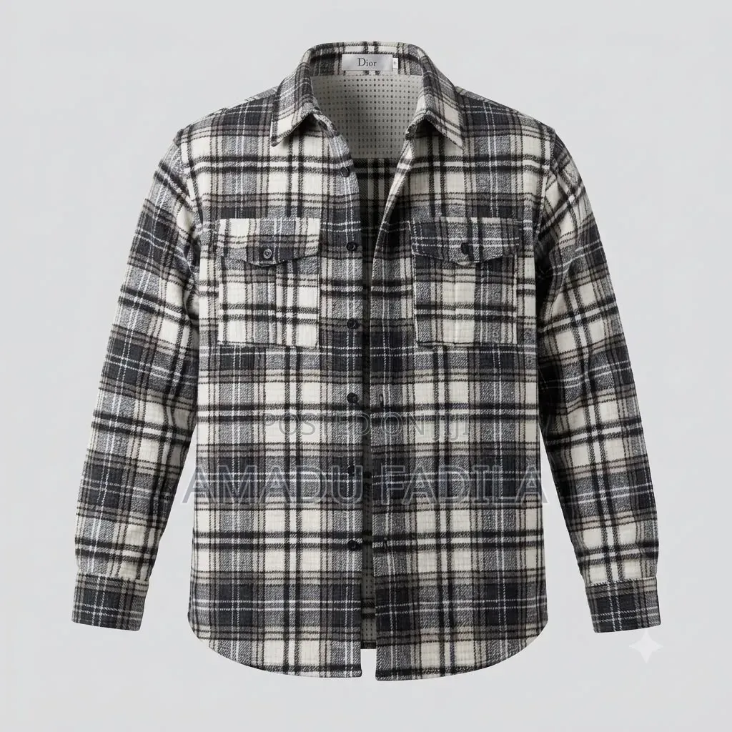 ZARA Heavy Check Long Sleeve Shirt