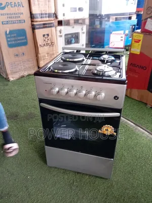 Luxury Stainless Steel Gas Cooker – Powerful Burners, Elegant Design!