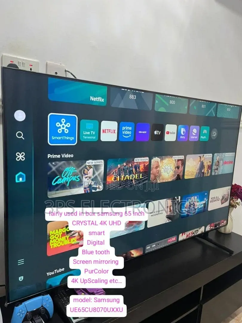 Samsung 65 CRYSTAL UHD Smart