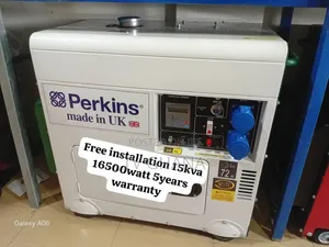 Perkins 15kVA Silent Canopy Generator – Long Running Hours15kva