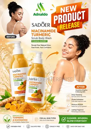 Tumeric Body Wash Scrubs