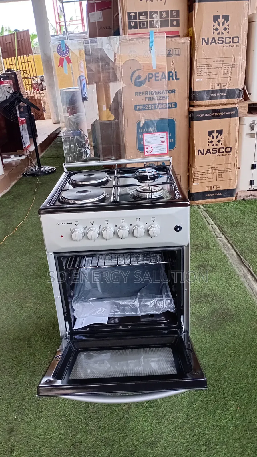 Brand New Volcano 2+2 Burner Cooker – Auto Ignition
