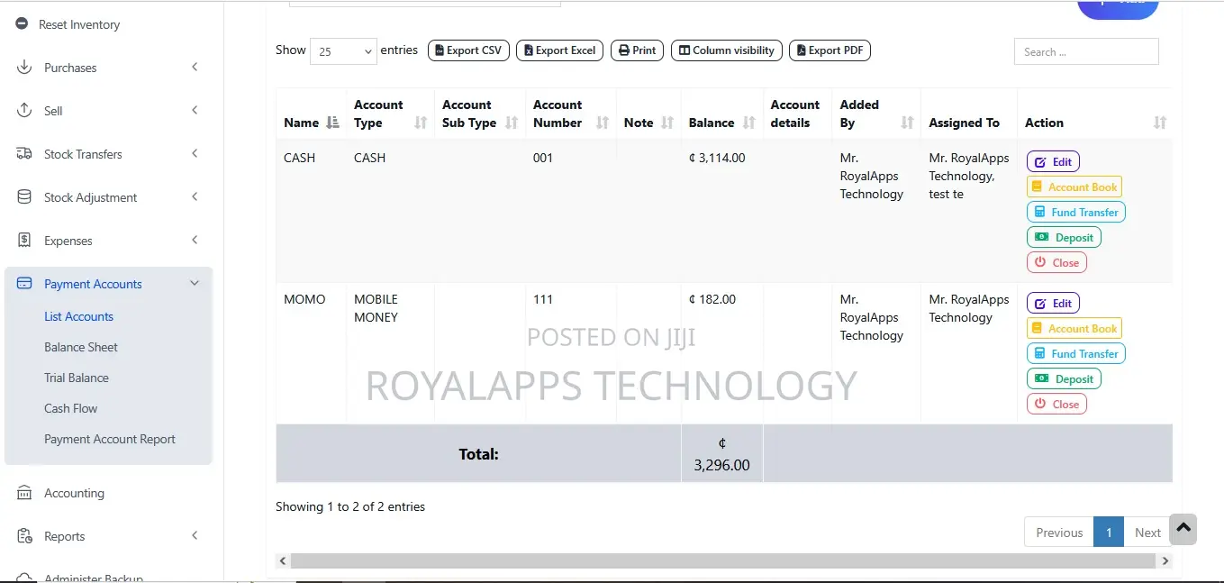 Customized POS-Accounting System - Life Time License