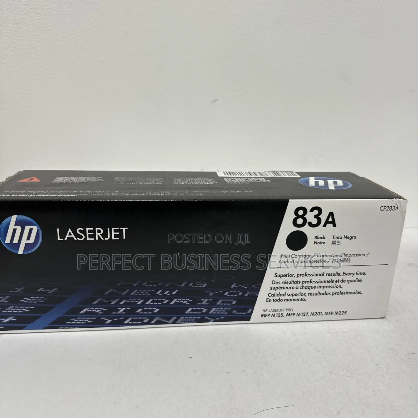 Original HP 83A (CF283A) Black LaserJet Toner Cartridge