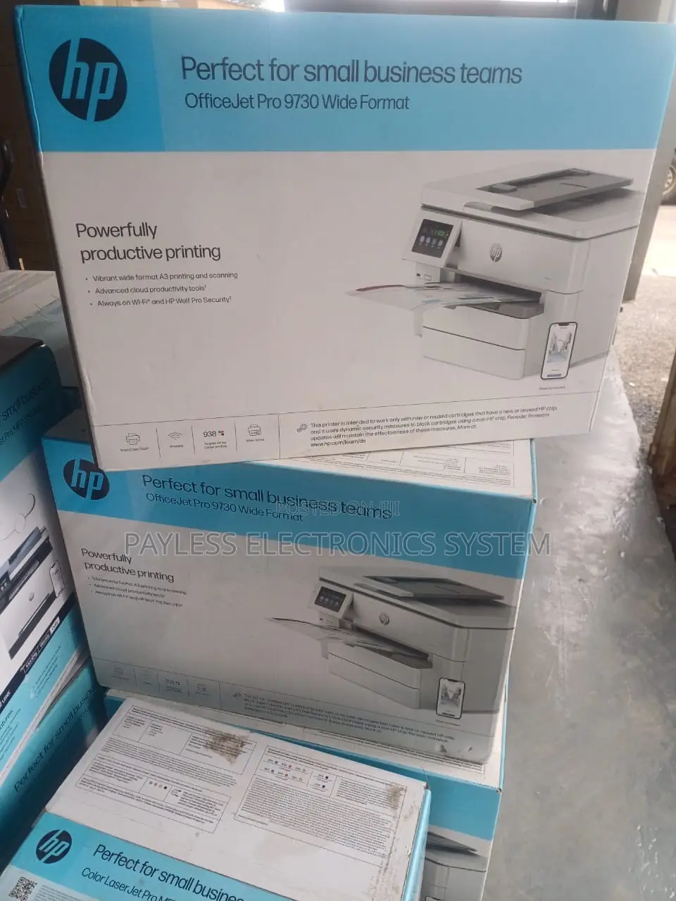 HP OfficeJet Pro 9730 All-in-One Wide Printer Wireless Print/Copy/Scan