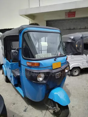 New Bajaj RE 2025 Blue
