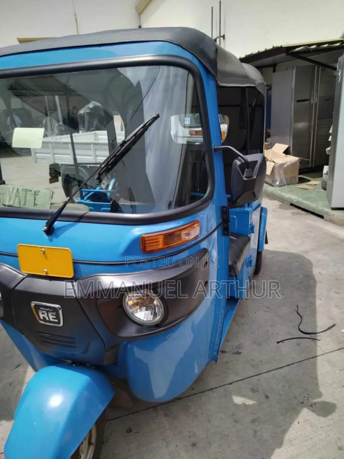 New Bajaj RE 2025 Blue