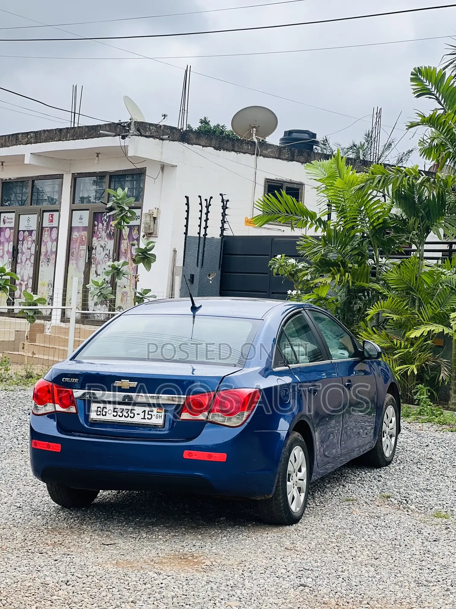 Chevrolet Cruze 2012 Blue