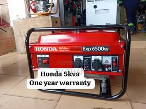 Honda 6500W Power Generator – Trusted Honda Performance5kva