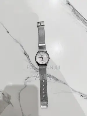 Silver and Pink Watch