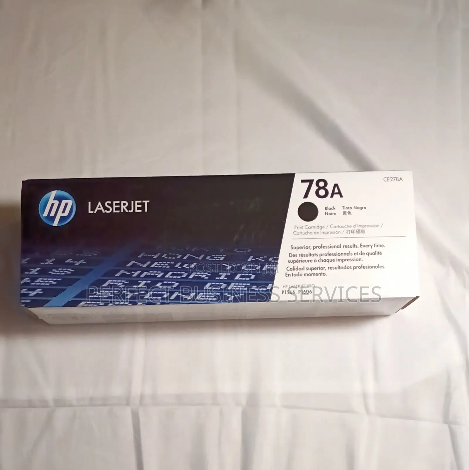 Original HP 78A (CE278A) Black LaserJet Toner Cartridge
