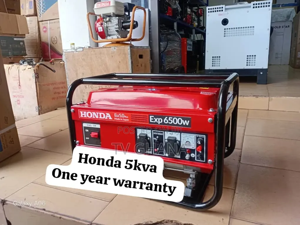 Original Honda 5kVA 6.5kW Generator – Electric Start5kva