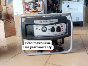 Ecoolmax 7.5kVA Key Start Silent Petrol Generator – 100% Copper 7.5kva