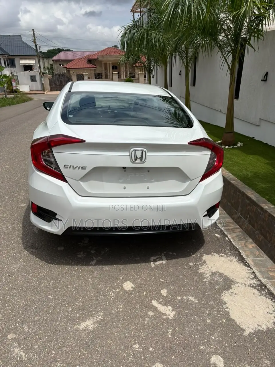 Honda Civic EX-L Sedan 2018 White