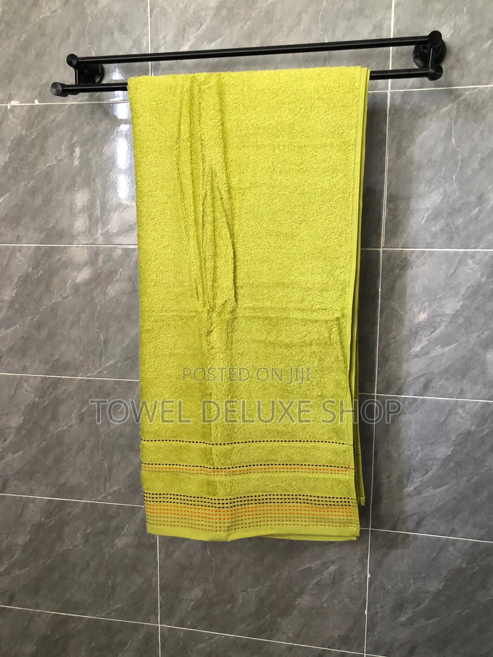 Olive Yellow Color Bath Towel