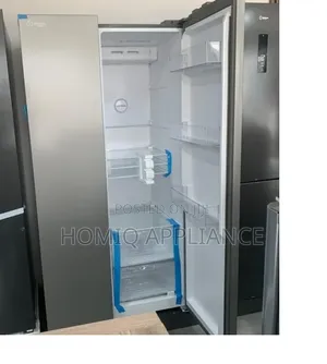 Sigma Fridge Double Door Side by Side 528l Inverter Touch Silver