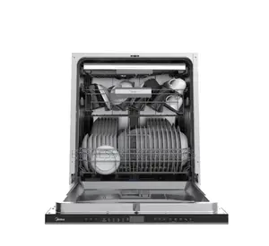 Shop the New Midea Dishwasher Built-in 14 Plates Black Wqp14-W7703l(b)