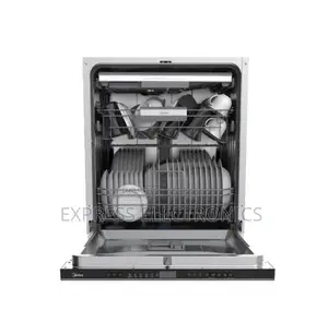 Shop the New Midea Dishwasher Built-in 14 Plates Black Wqp14-W7703l(b)