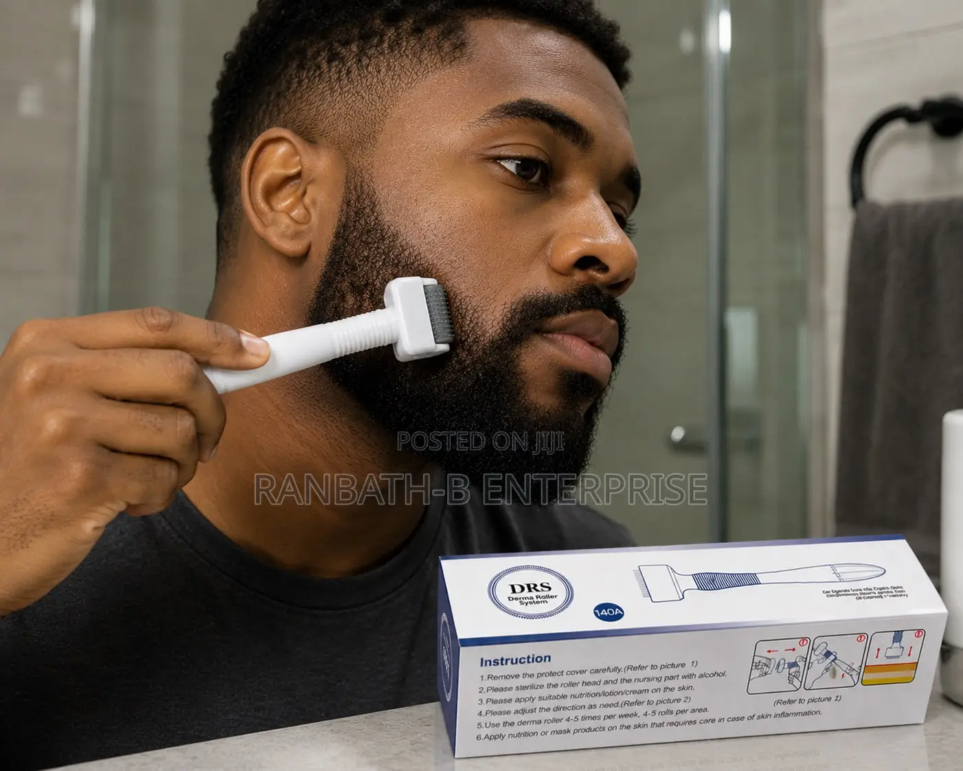 Adjustable DERMA Stamp for Beard Hair