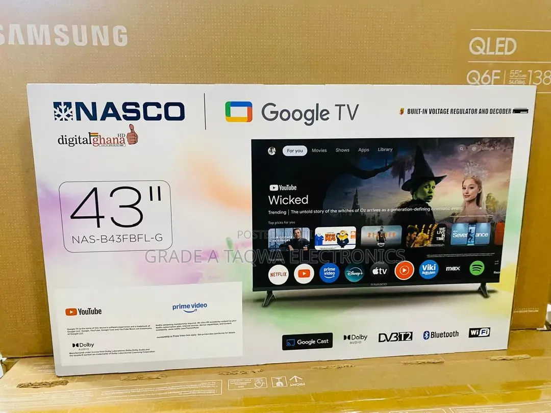 Slim Bezel Nasco 43-Inch Google Smart TV