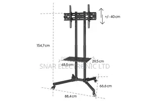 Great Mobile TV Stand on Wheels for 32-70 Inch
