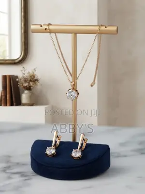 3pcs Elegant Rosegold Jewelry Set
