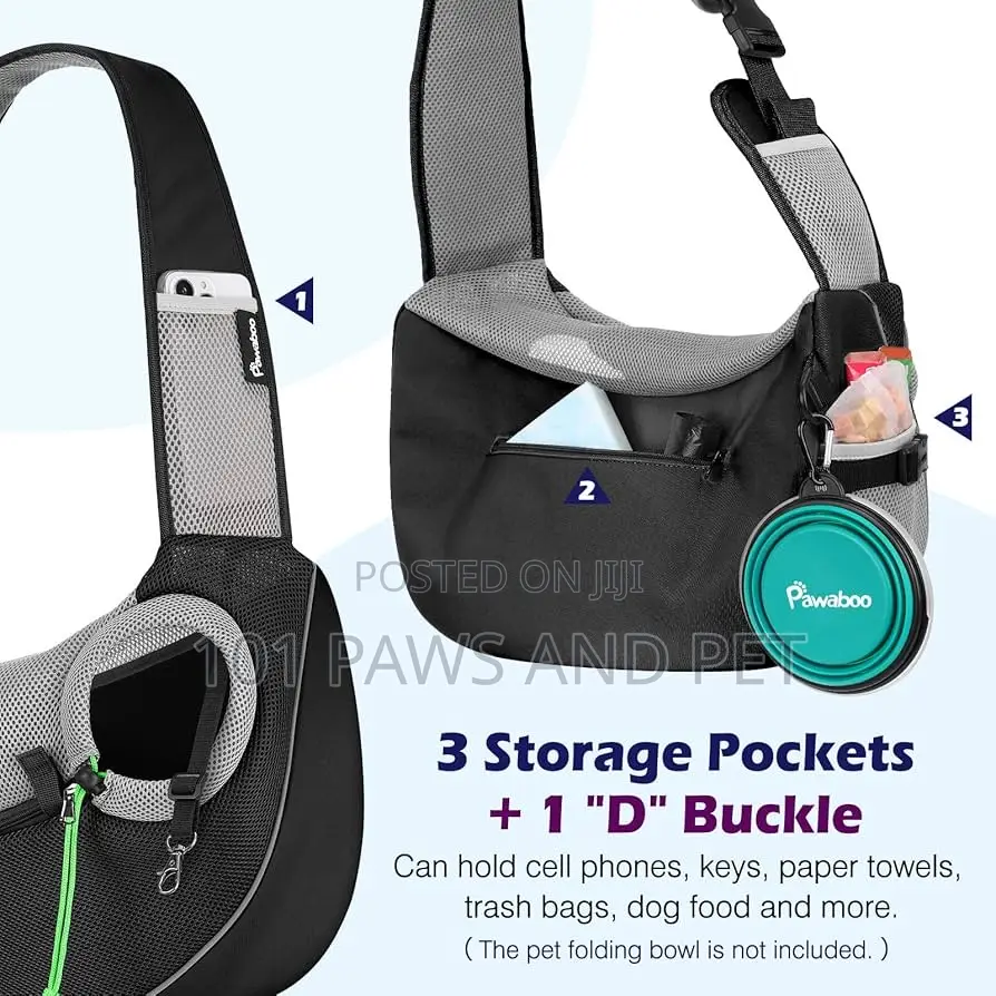 Pawaboo Dog Carrier Bag Transport Pet Bag