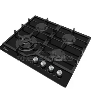 Place Your Order Midea 60cm 4 Burner Gas Hob| Black Glass [60GJ084