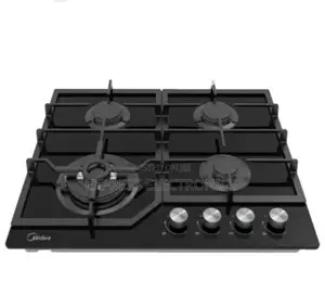 Place Your Order Midea 60cm 4 Burner Gas Hob| Black Glass [60GJ084