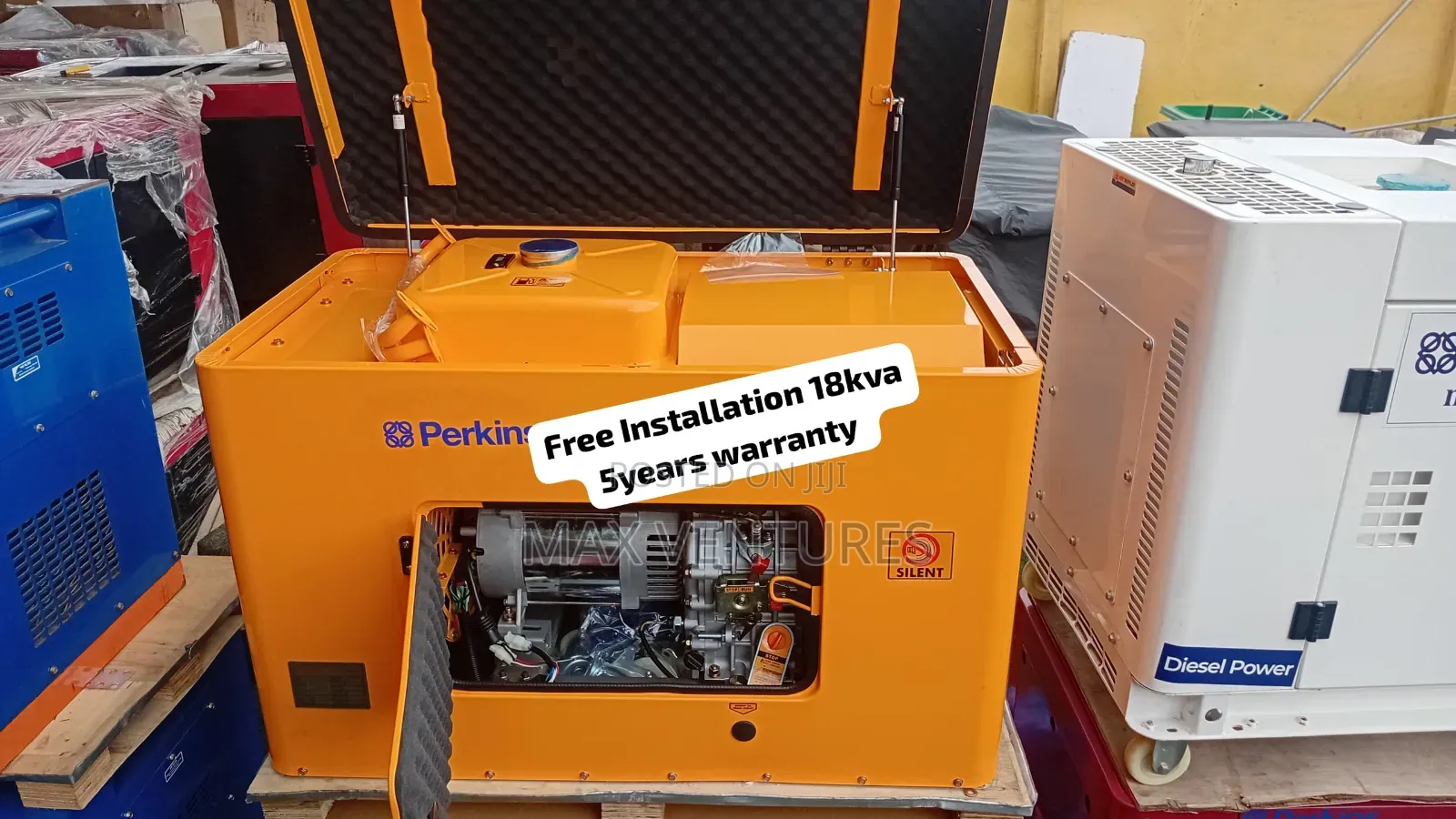 Heavy-Duty Perkins 18kVA Diesel Generator – Brand New 18kVA