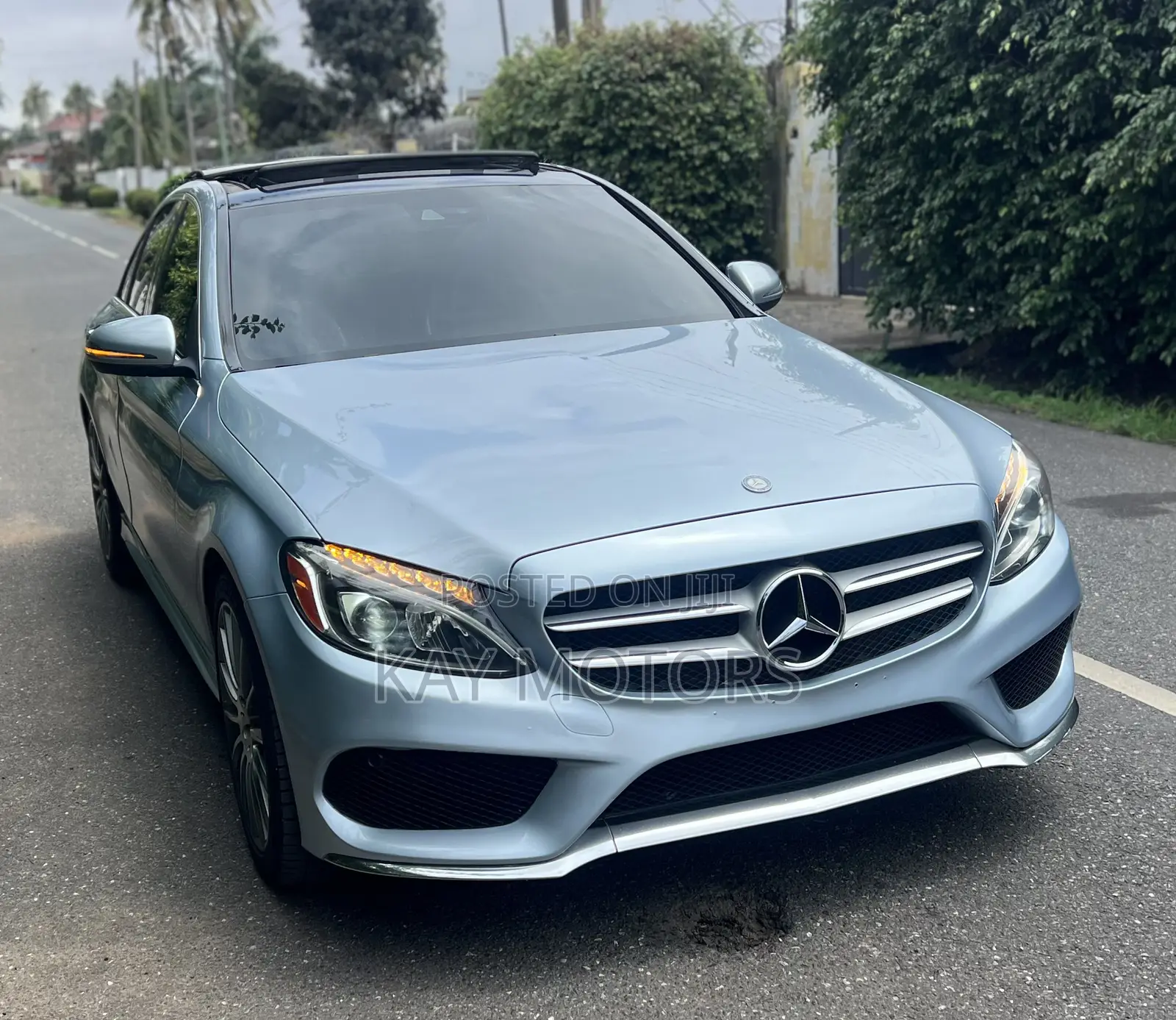 Mercedes-Benz C300 Sport 4Matic Sedan AWD (2.0L 4cyl 7A) 2017 Blue