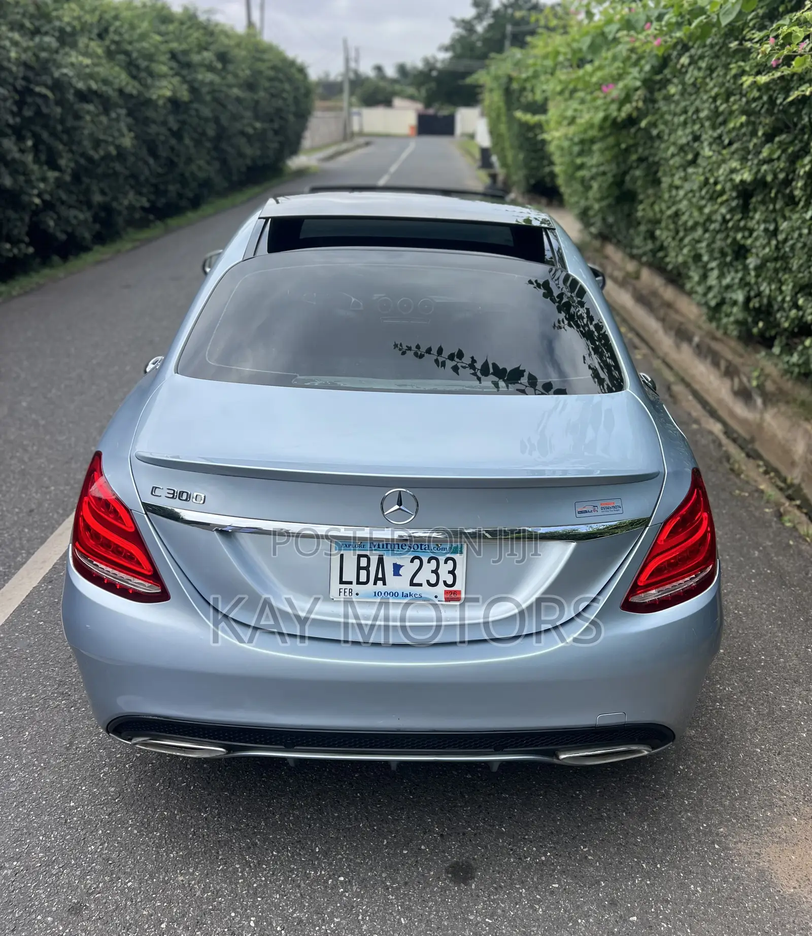 Mercedes-Benz C300 Sport 4Matic Sedan AWD (2.0L 4cyl 7A) 2017 Blue