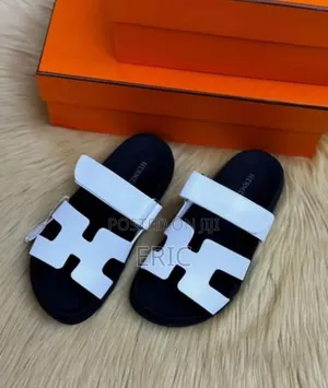 Original Hermes Chypre Slippers/Sandals, H-Strap Adjustable Slide