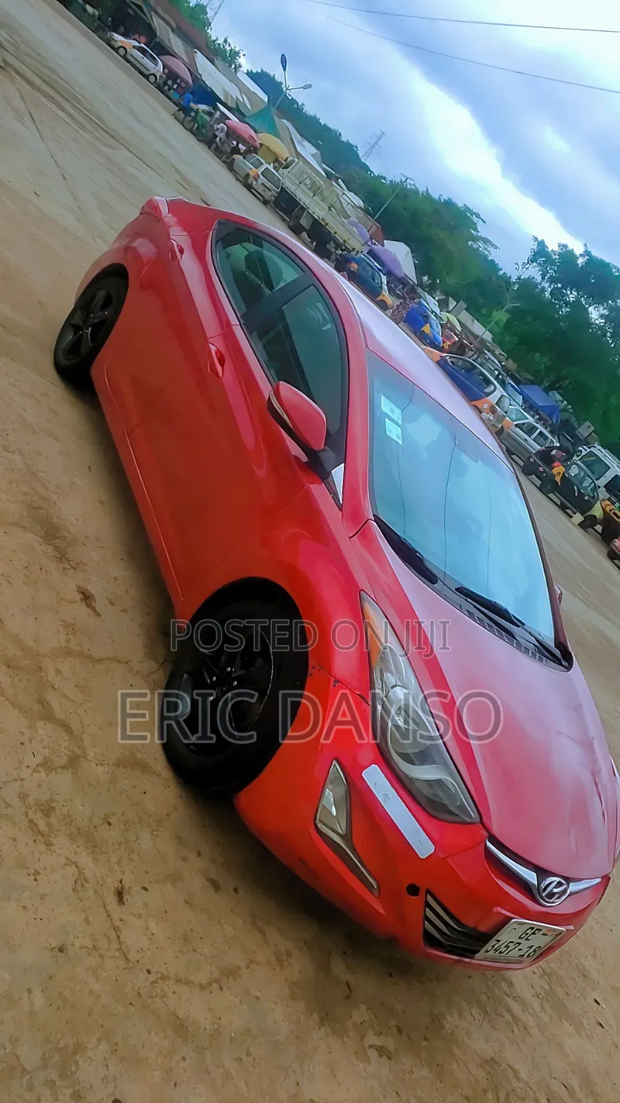 Hyundai Elantra 2013 Red
