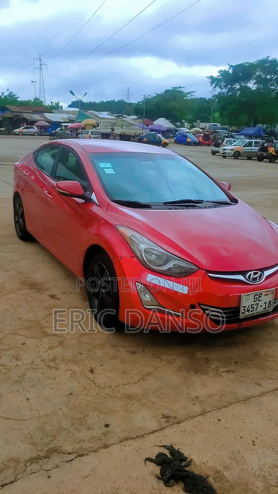 Hyundai Elantra 2013 Red