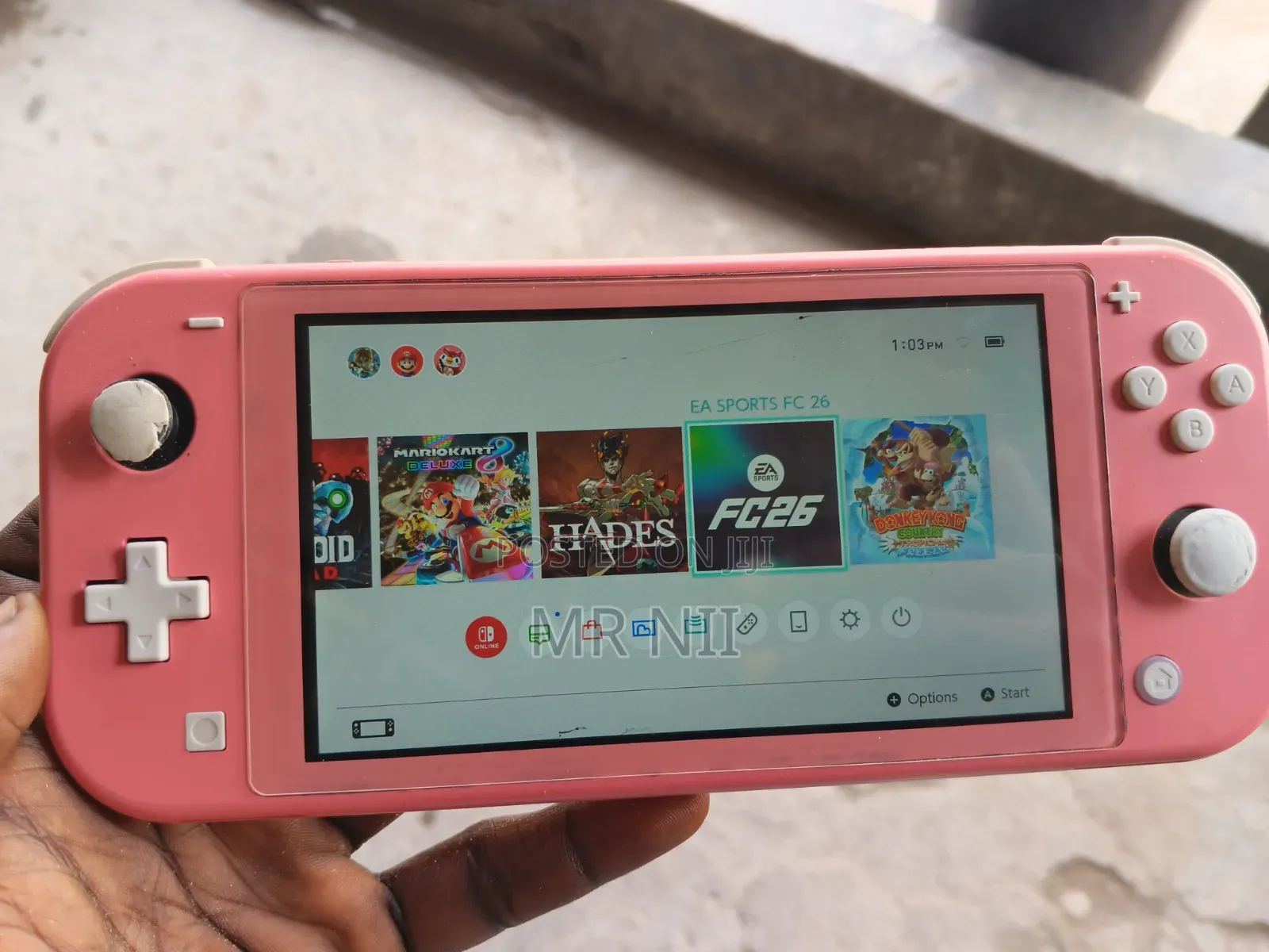 Jailbroken Switch Lite With 10 Games
