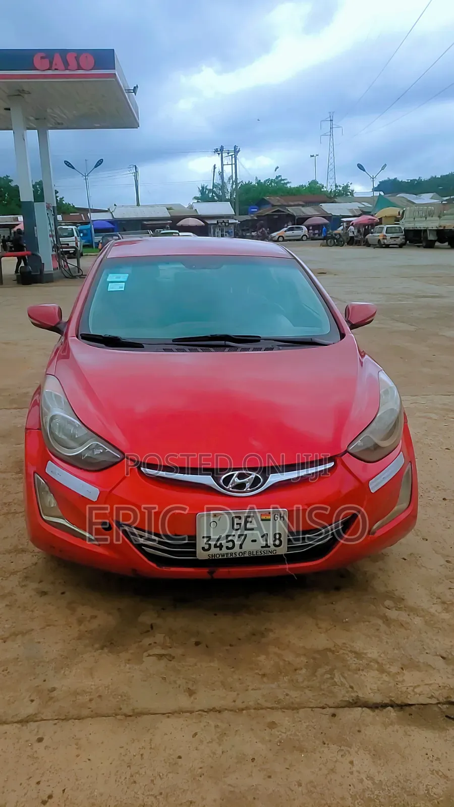Hyundai Elantra 2013 Red