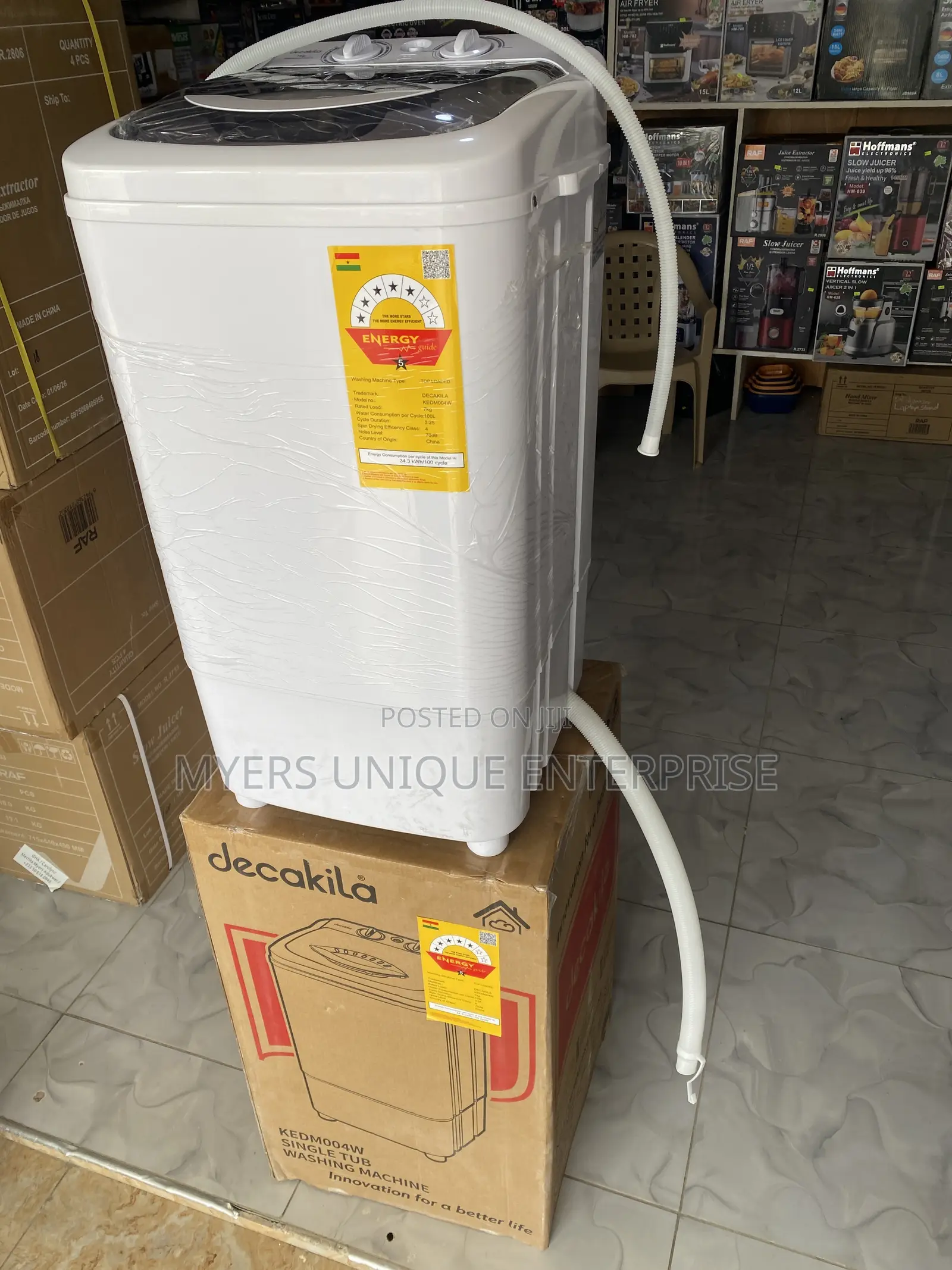 Decakila 7kg Mini Top Load Washer Single Tub