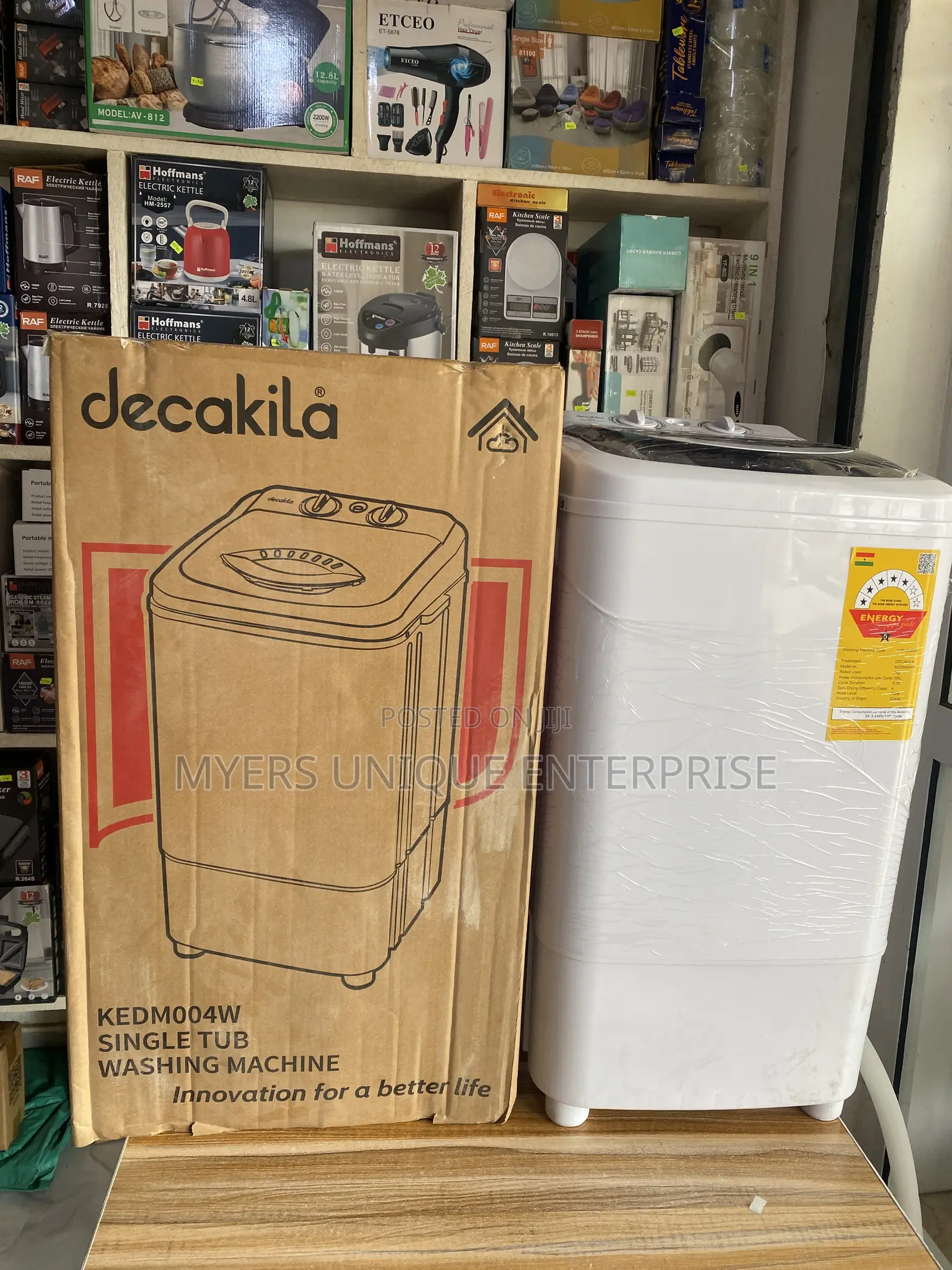 Decakila 7kg Mini Top Load Washer Single Tub