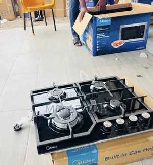 Classic Midea Built in 4 Gas Hob(Tempered Glass).