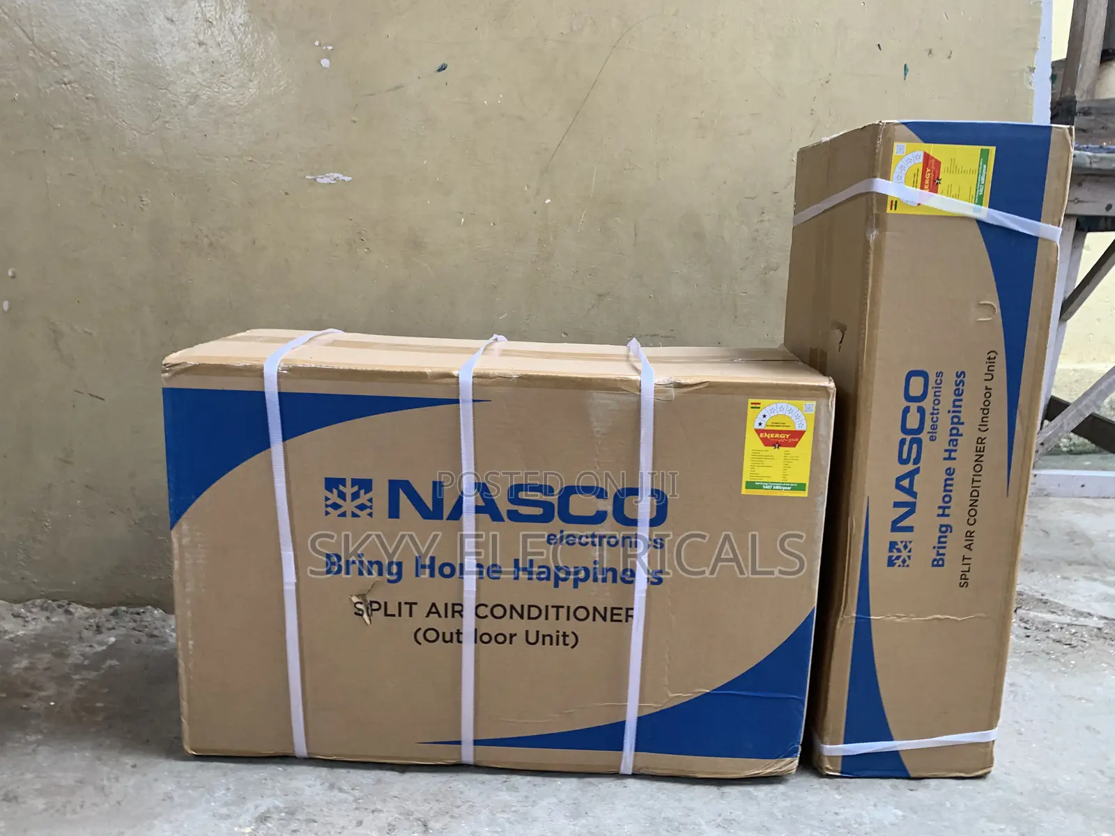 Call for Authentic Nasco 1.5hp Split R410 Gas AC