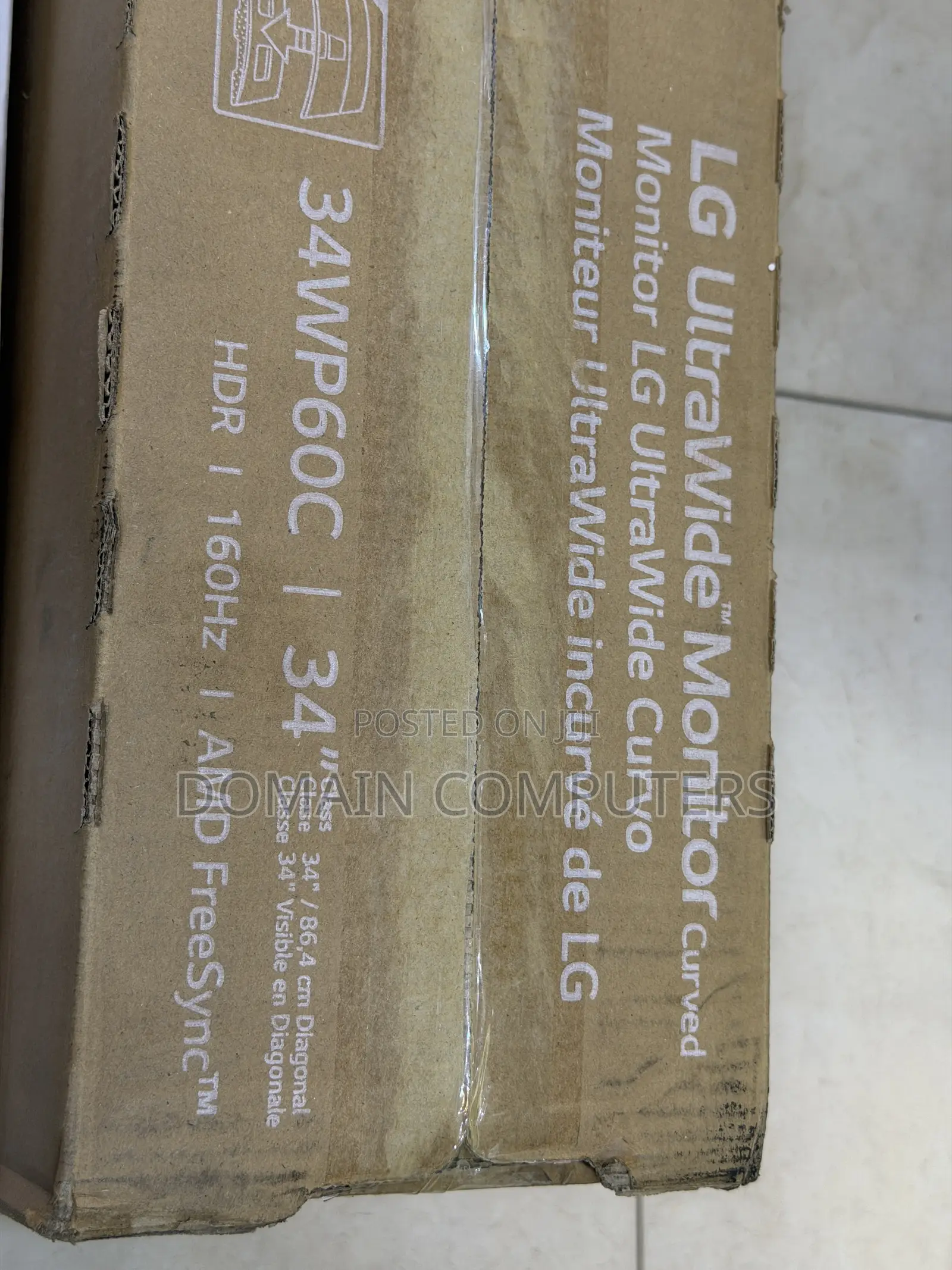 LG ULTRAWIDE 34 Inches Curved GAMING monitor* (*34WP60C*)