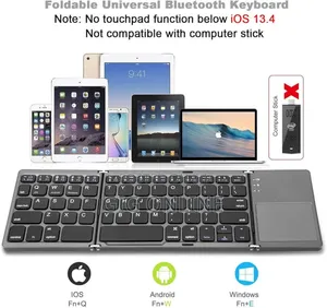 Ultra-Slim Foldable Bluetooth Keyboard