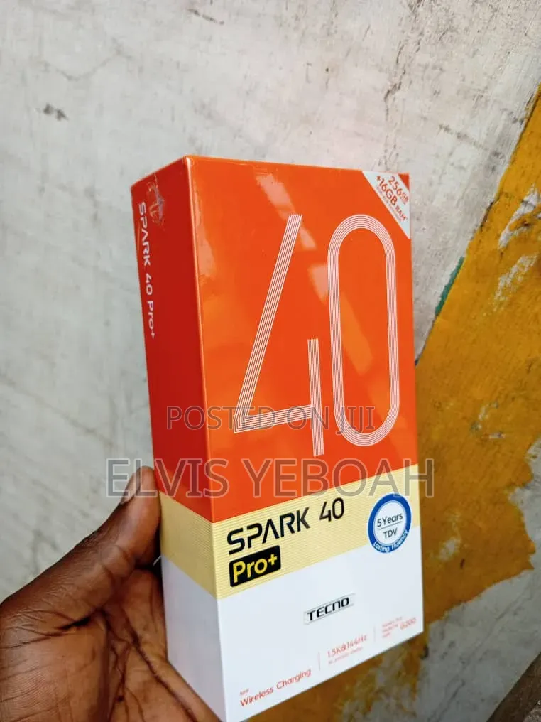 New Tecno Spark 40 Pro+ 256 GB Silver